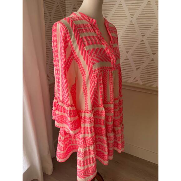 Devotion Twins Women’s Large Rose Embroidered Ella Tunic Dress - Picture 10 of 10